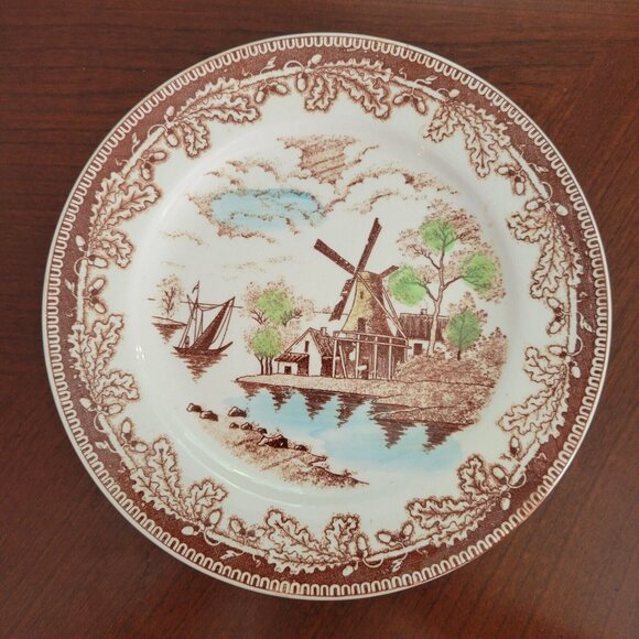 Ironstone Ware | Dining | Vintage Ironstone Ware Holland Delft Windmill ...